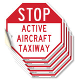 Stop Active Aircraft Taxiway