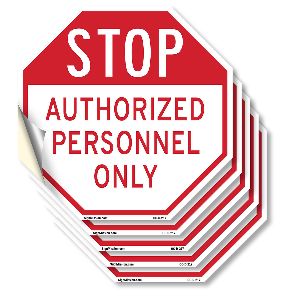 Stop Authorized Personnel Only