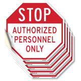 Stop Authorized Personnel Only