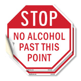Stop No Alcohol Past This Point