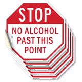 Stop No Alcohol Past This Point