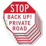Stop Back Up! Private Road