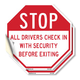 Stop All Drivers Check in With Security Before Exiting