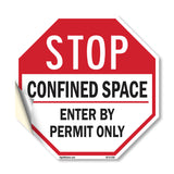 Stop Confined Space Enter by Permit Only
