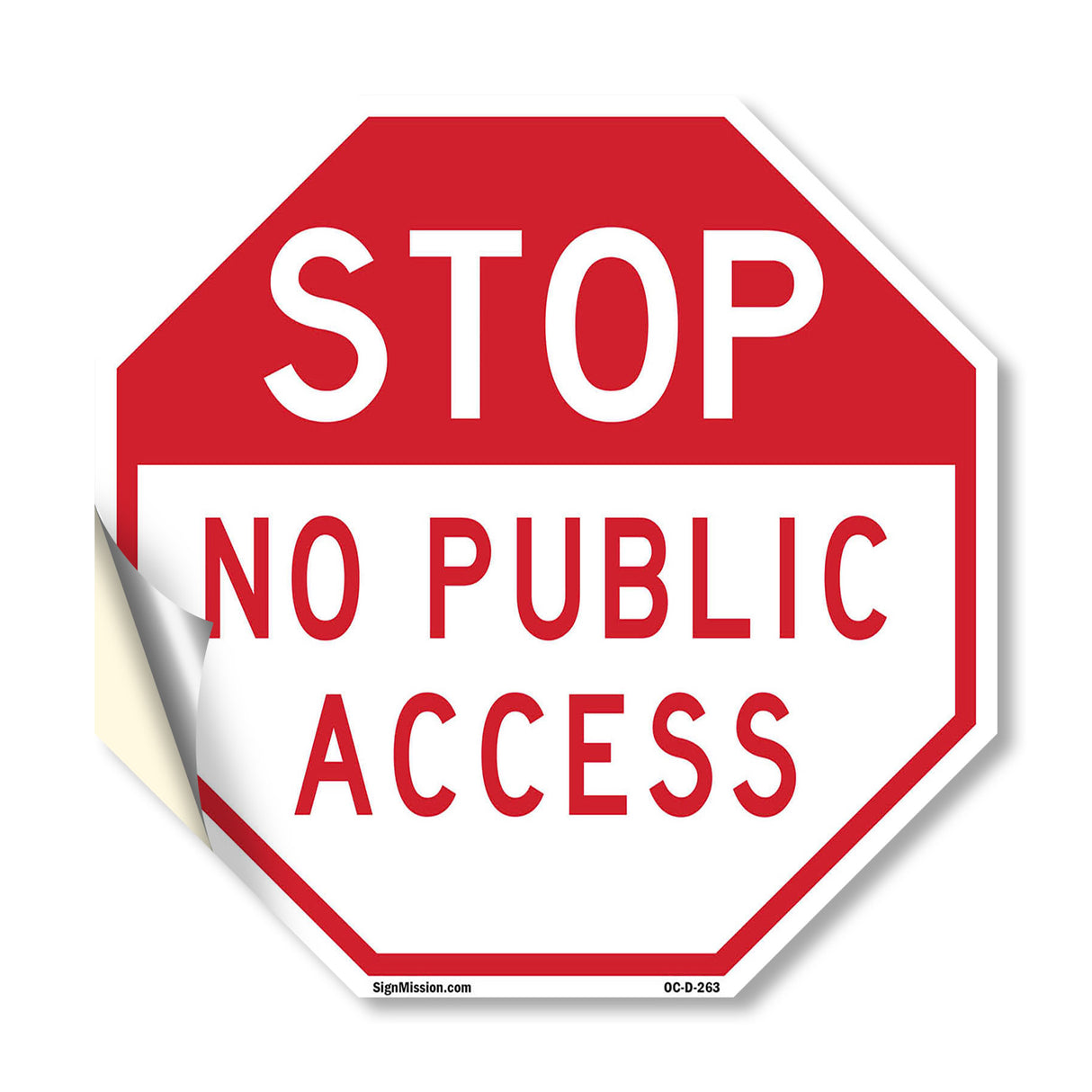 Stop No Public Access