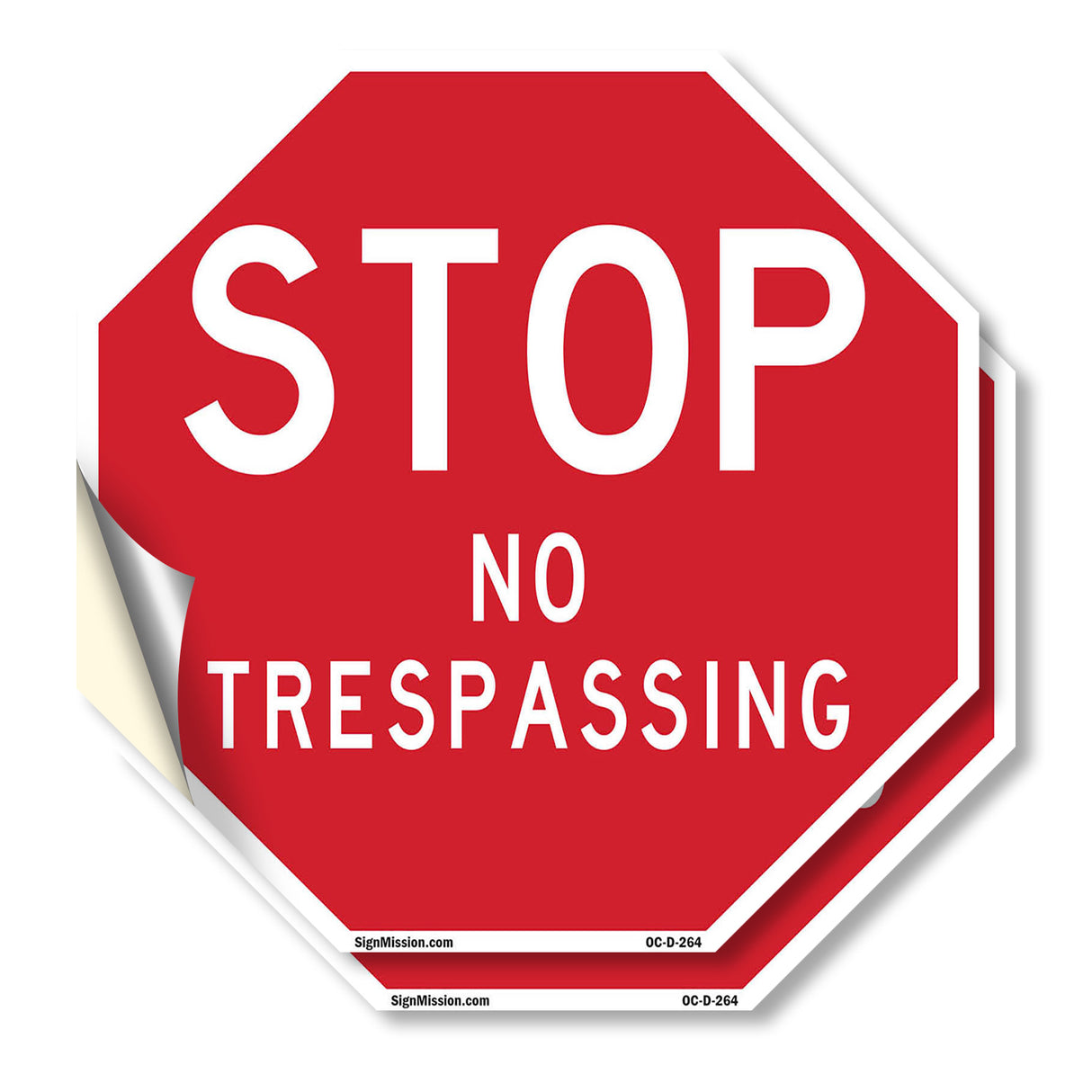 Stop No Trespassing