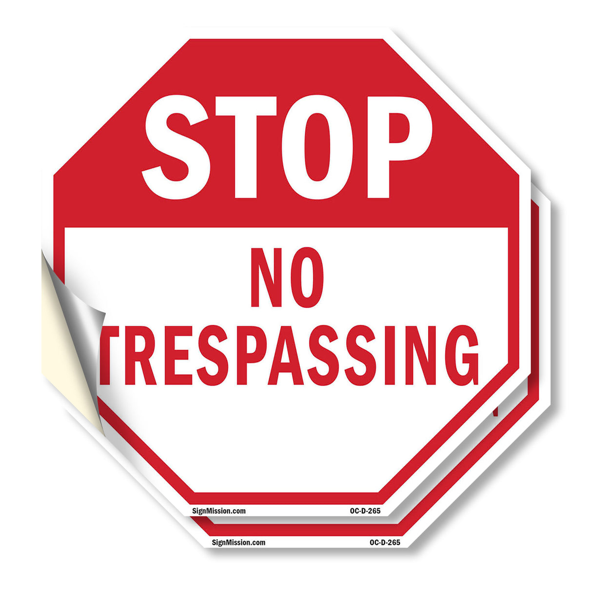 Stop No Trespassing