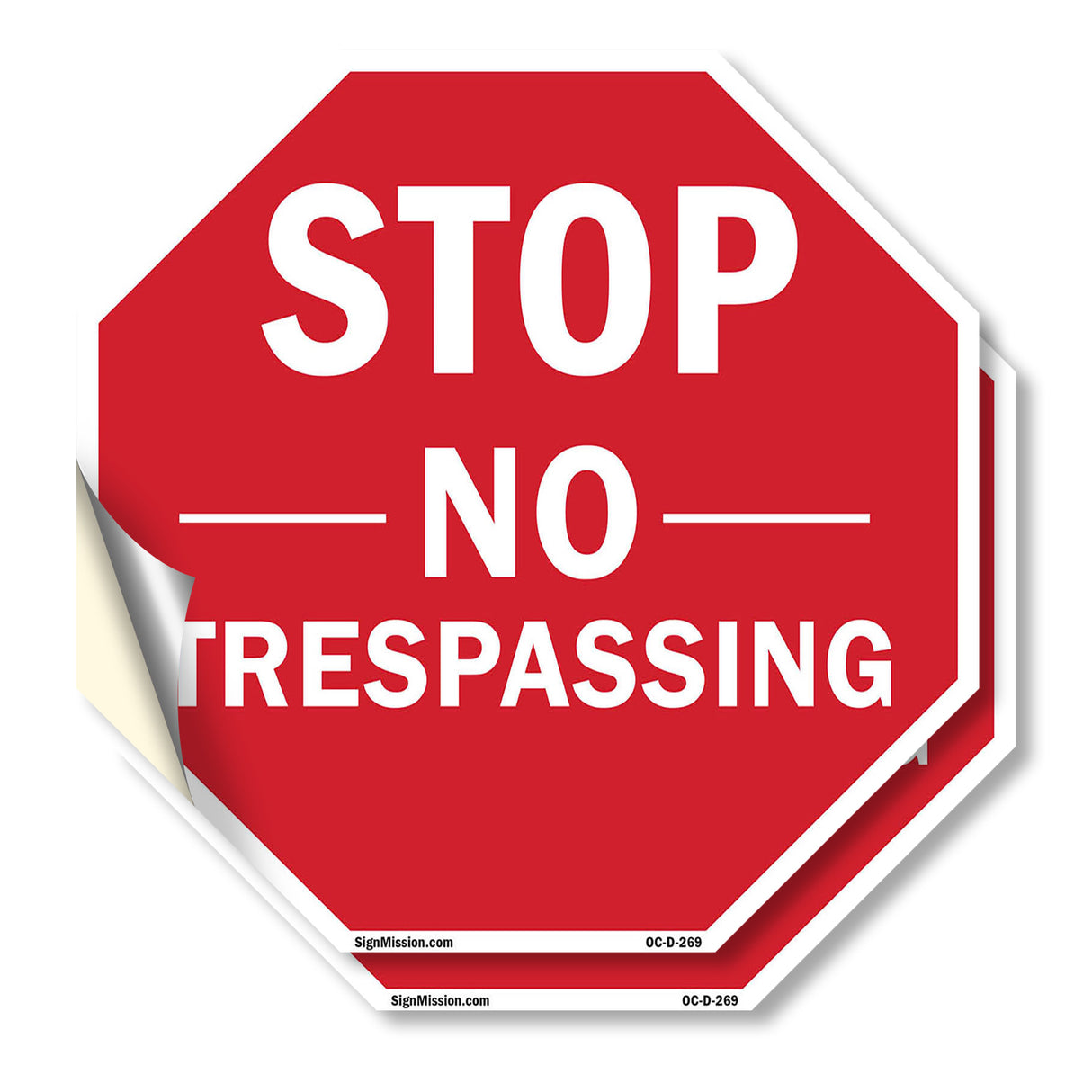 Stop No Trespassing