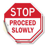 Stop Proceed Slowly