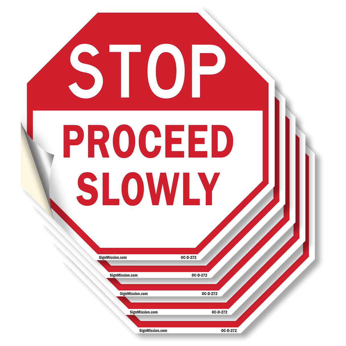 Stop Proceed Slowly