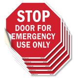 Stop Door for Emergency Use Only