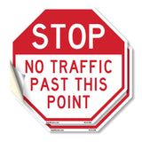 Stop No Traffic Past This Point