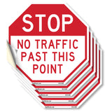 Stop No Traffic Past This Point