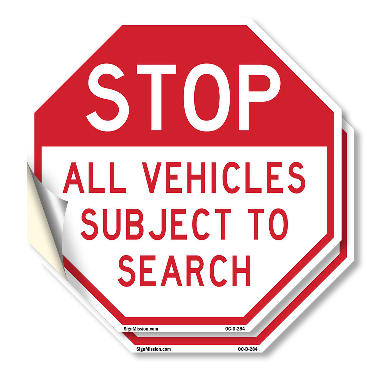 Stop All Vehicles Subject to Search