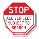 Stop All Vehicles Subject to Search