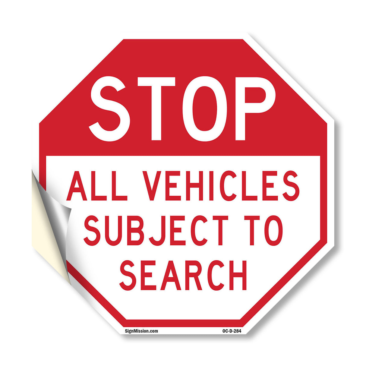 Stop All Vehicles Subject to Search