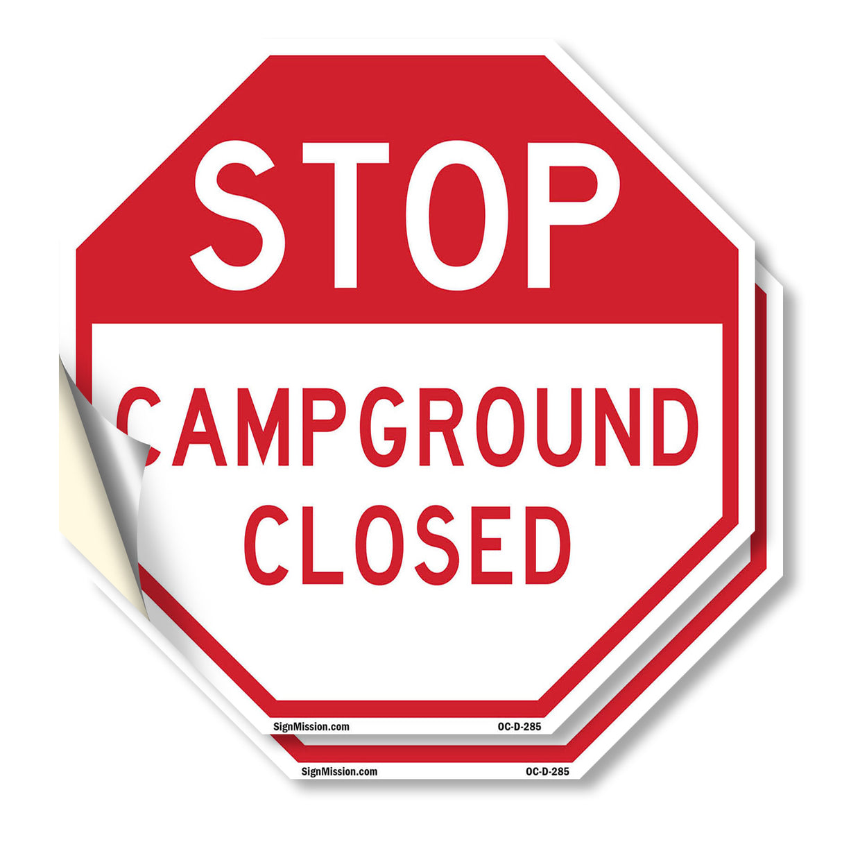 Stop Campground Closed