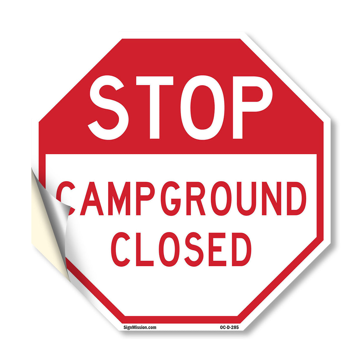 Stop Campground Closed