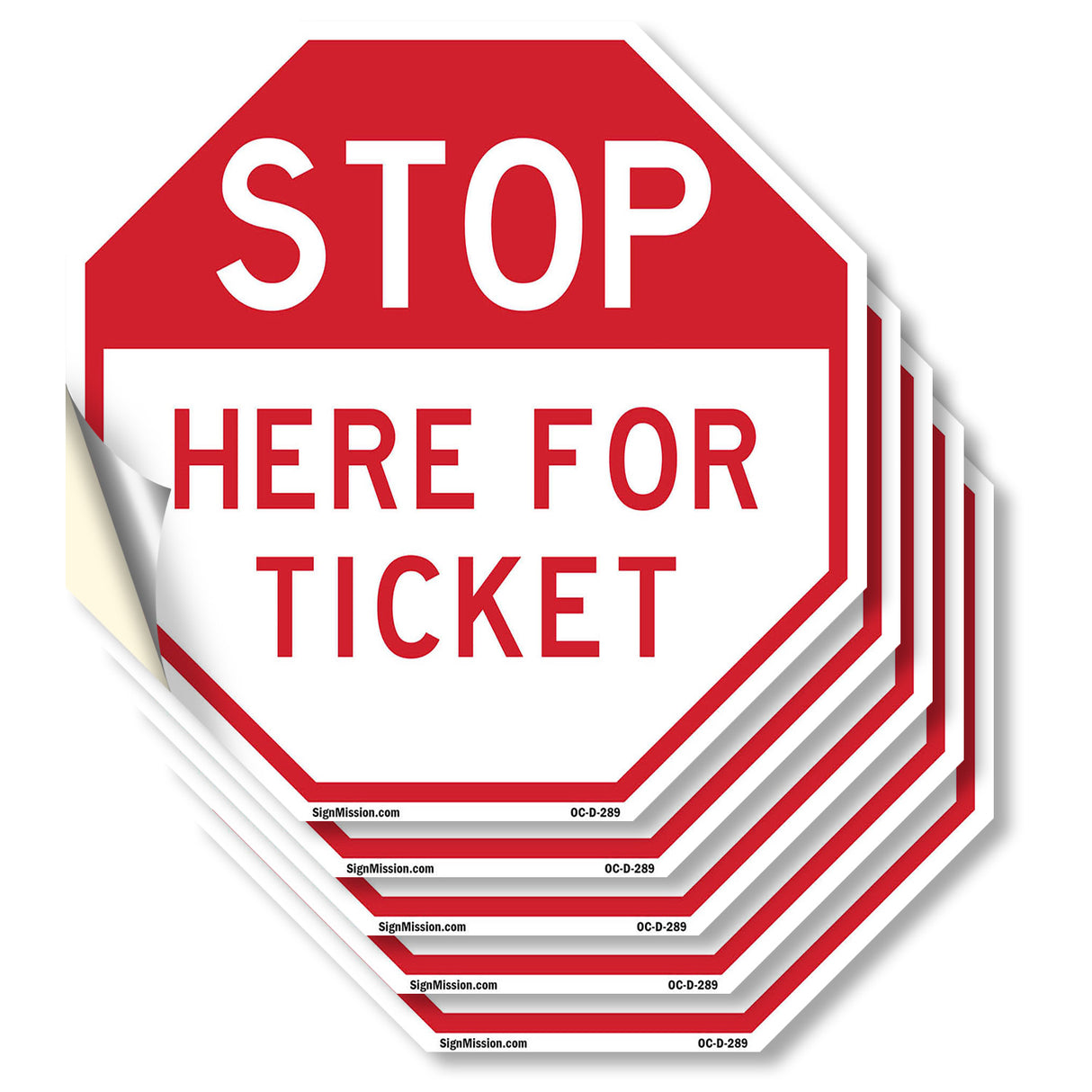 Stop Here for Ticket