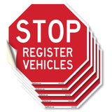 Stop Register Vehicles