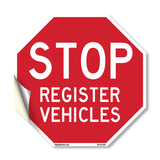 Stop Register Vehicles