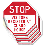 Stop Visitors Register at Guard House