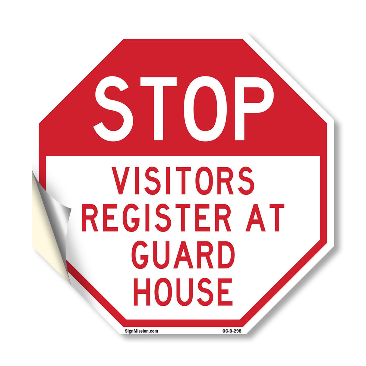 Stop Visitors Register at Guard House