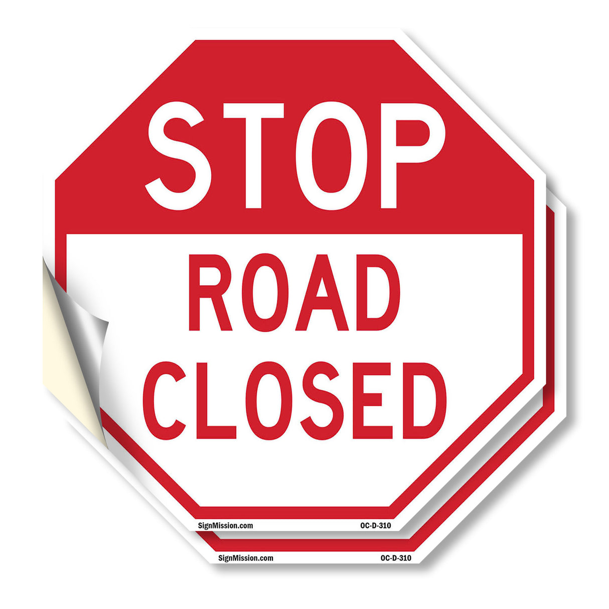 Stop Road Closed