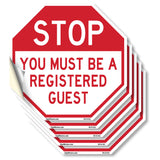 Stop You Must Be a Registered Guest