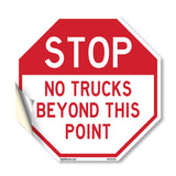 Stop No Trucks Beyond This Point