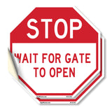 Stop Wait for Gate to Open
