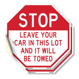 Stop Leave Your Car in This Lot and It Will Be Towed