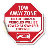 Tow Away Zone Unauthorized Vehicles Will Be Towed at Owner's Expense