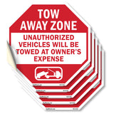 Tow Away Zone Unauthorized Vehicles Will Be Towed at Owner's Expense