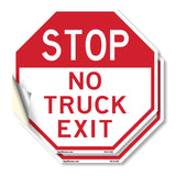 Stop No Truck Exit