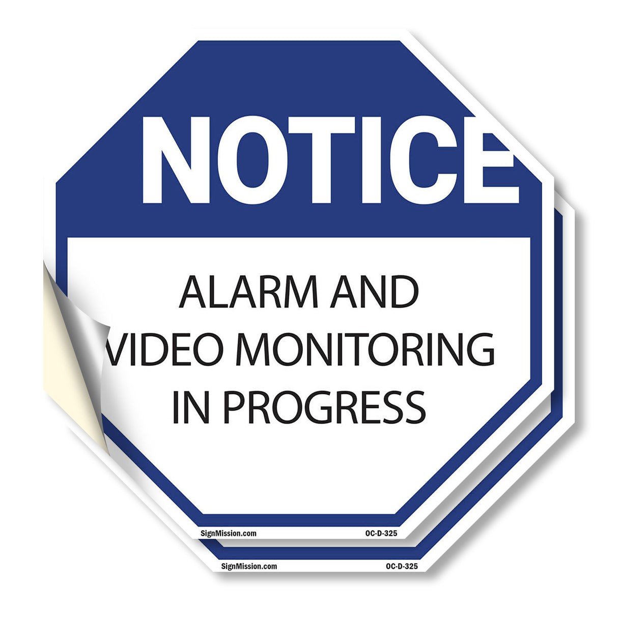 Notice Alarm and Video Monitoring in Progress