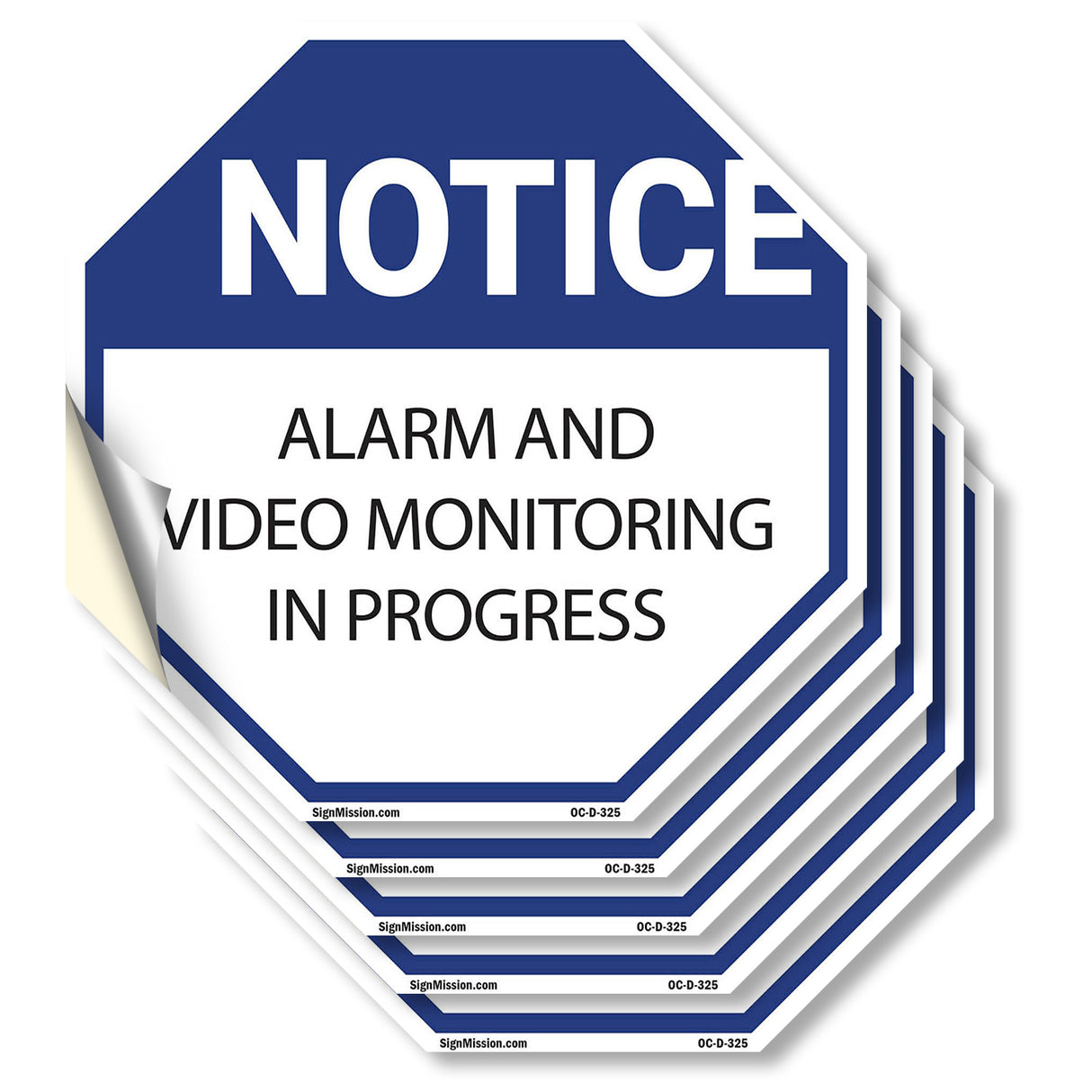 Notice Alarm and Video Monitoring in Progress
