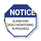 Notice Alarm and Video Monitoring in Progress