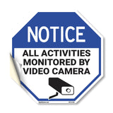 Notice All Activities Monitored by Video Camera