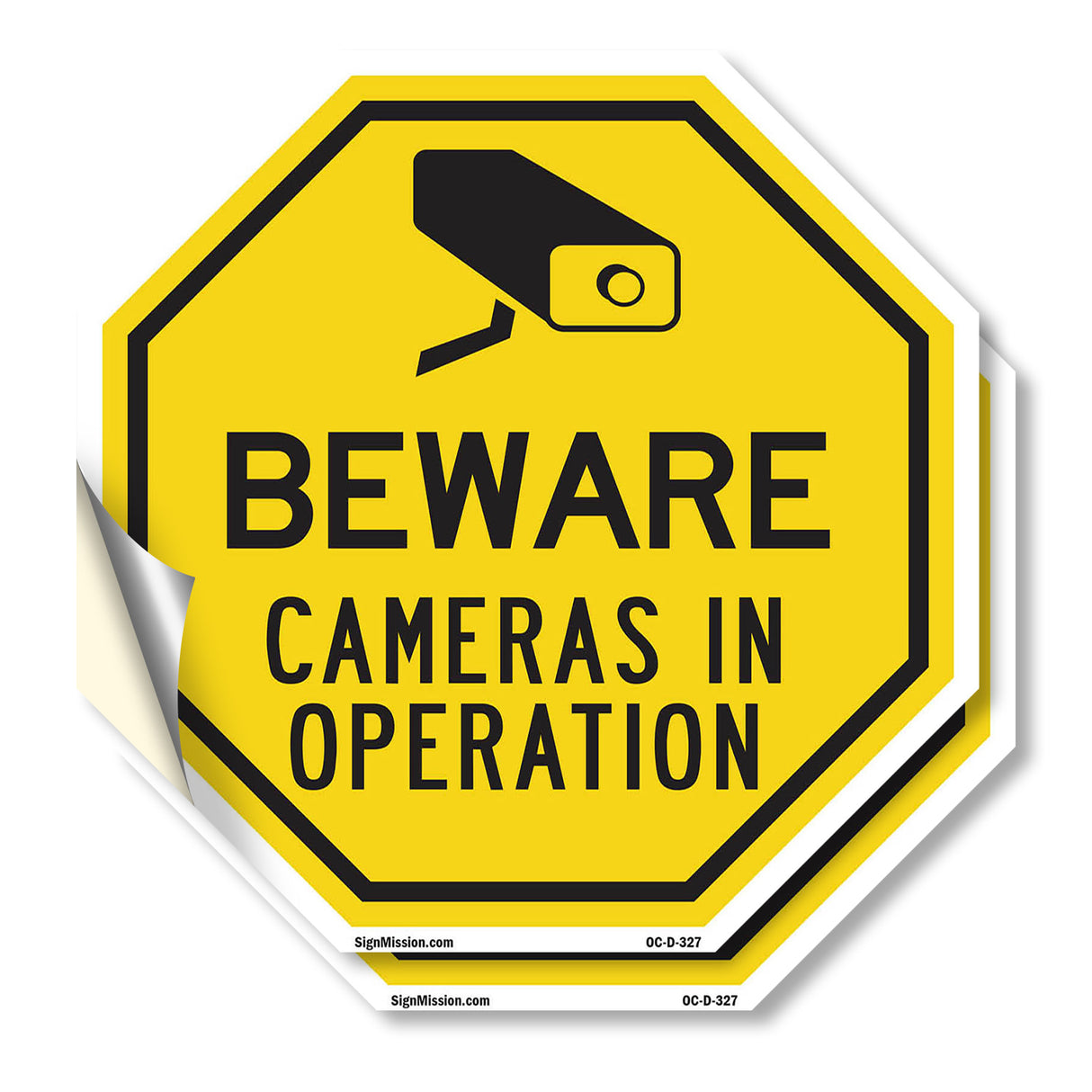 Beware Cameras in Operation