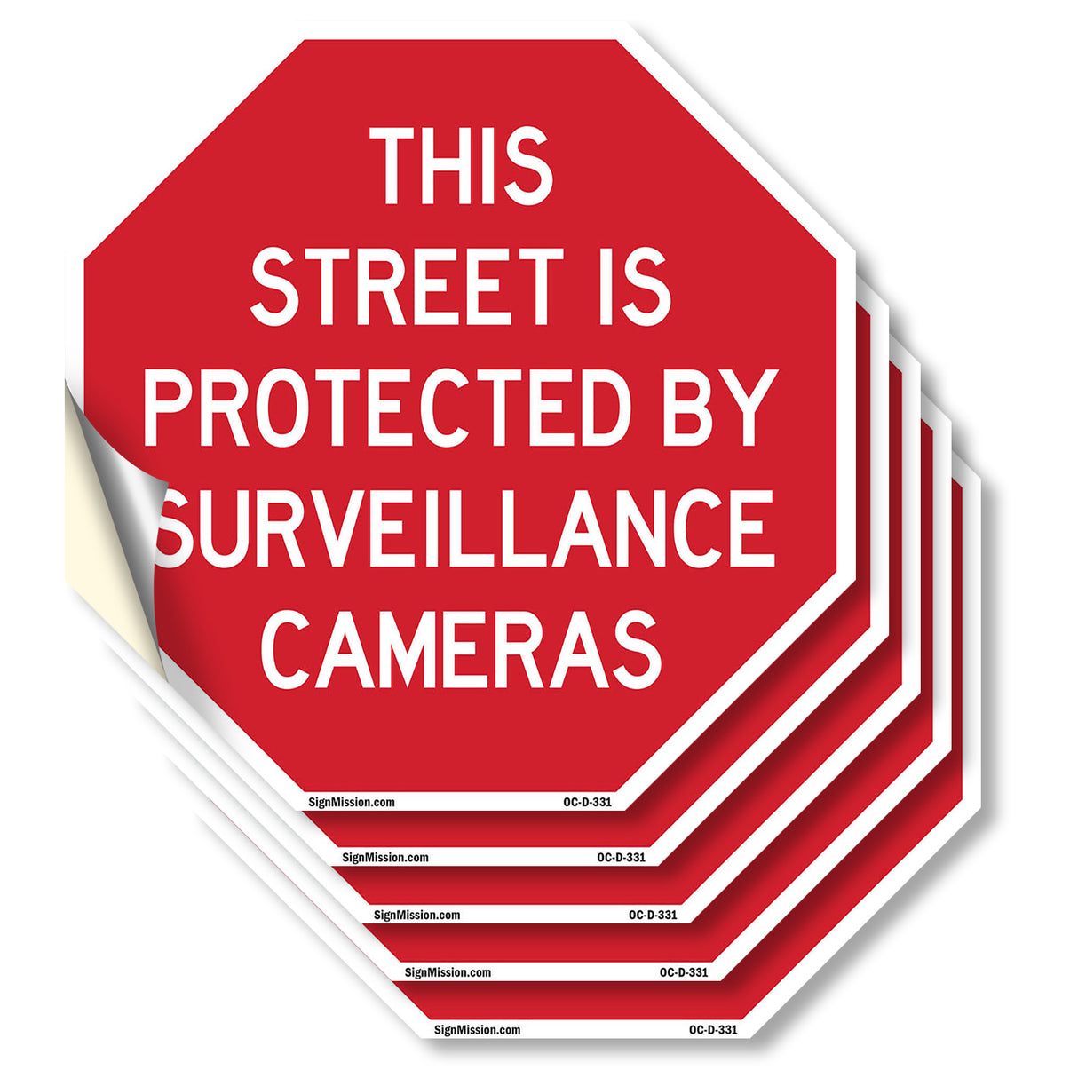 This Street Is Protected by Surveillance Cameras