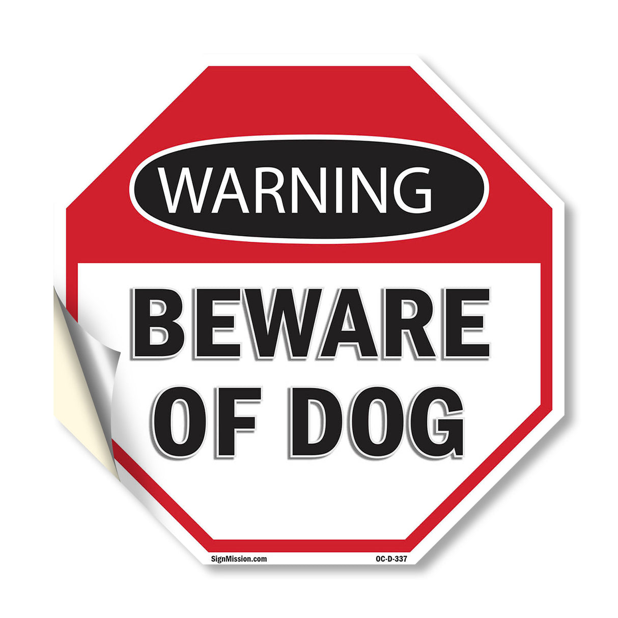 Warning Beware of Dog