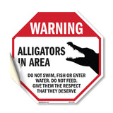 Warning Alligators in Area Do Not Swim