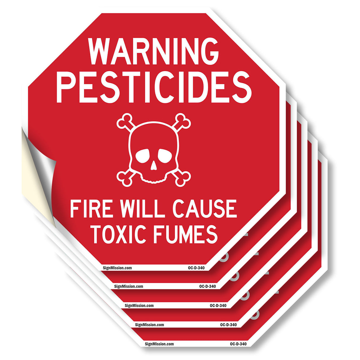 Warning Pesticides Fire Will Cause Toxic Fumes