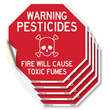Warning Pesticides Fire Will Cause Toxic Fumes