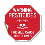 Warning Pesticides Fire Will Cause Toxic Fumes