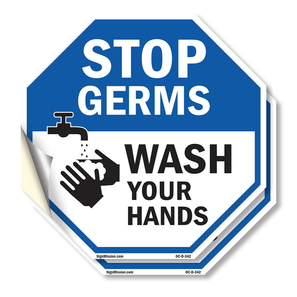 Stop Germs Wash Your Hands