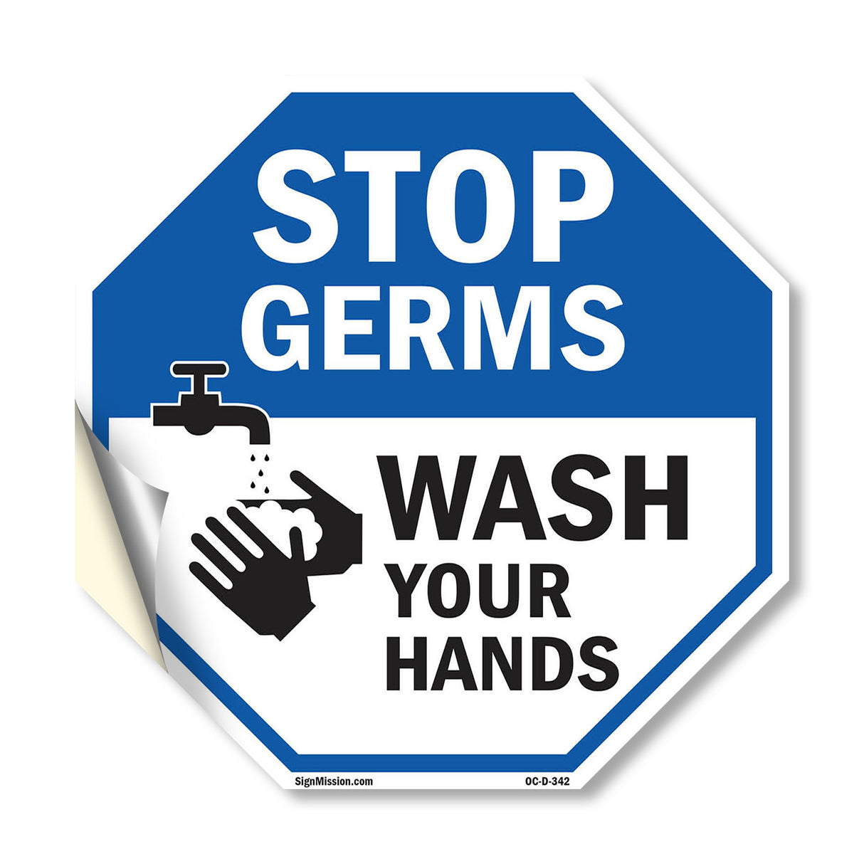 Stop Germs Wash Your Hands