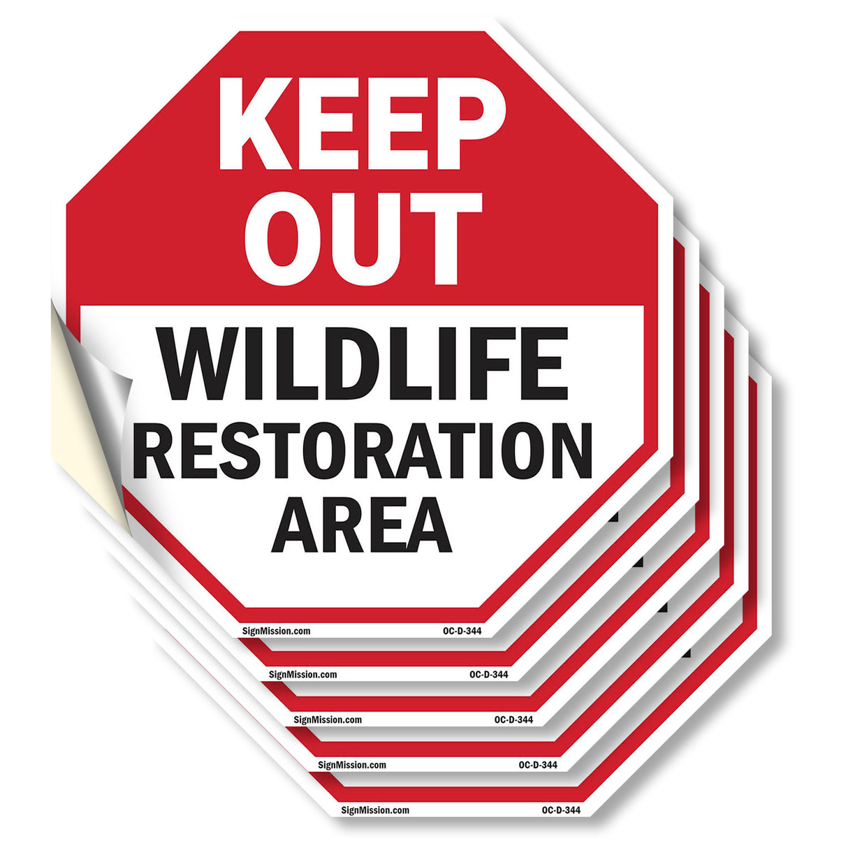 Keep Out Wildlife Restoration Area