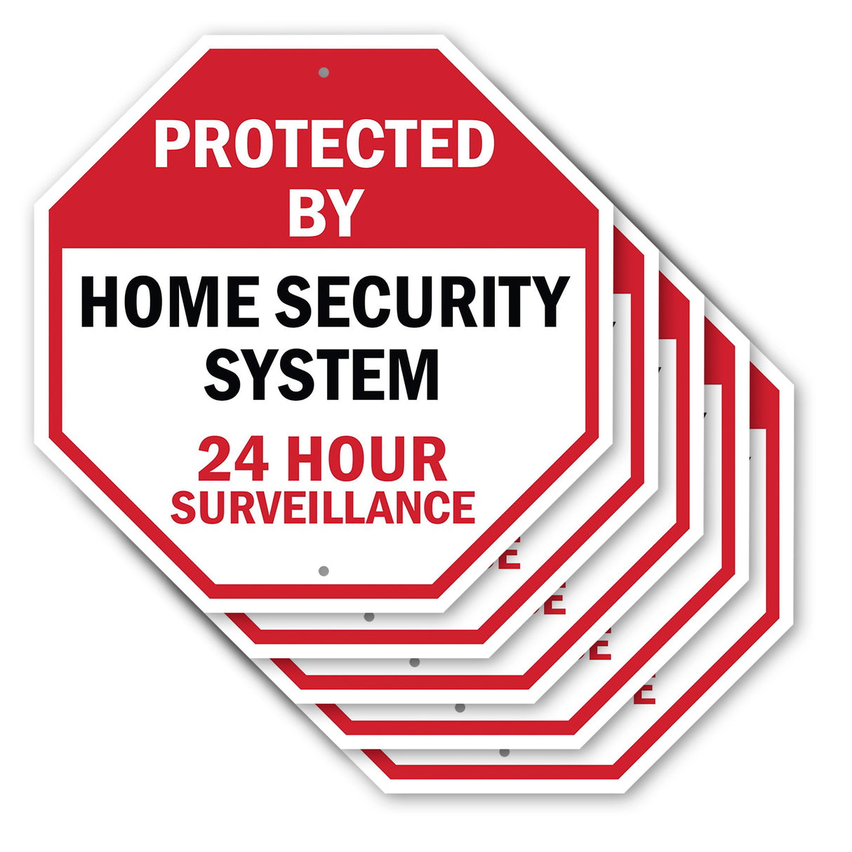 Protected By Home Security System 24 Hour Surveillance